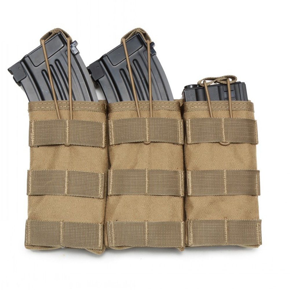 Molle Open Top Double Triple Mag Pouch Molle Open Top Double Triple Mag Pouch