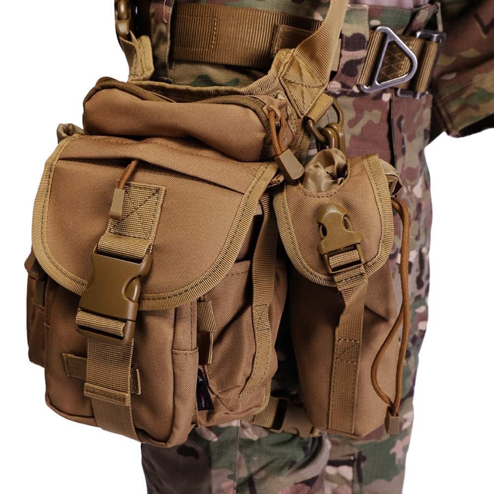 Waterproof Military Tactical Drop Leg Pouch Bag Type B Waterproof Military Tactical Drop Leg Pouch Bag Type B